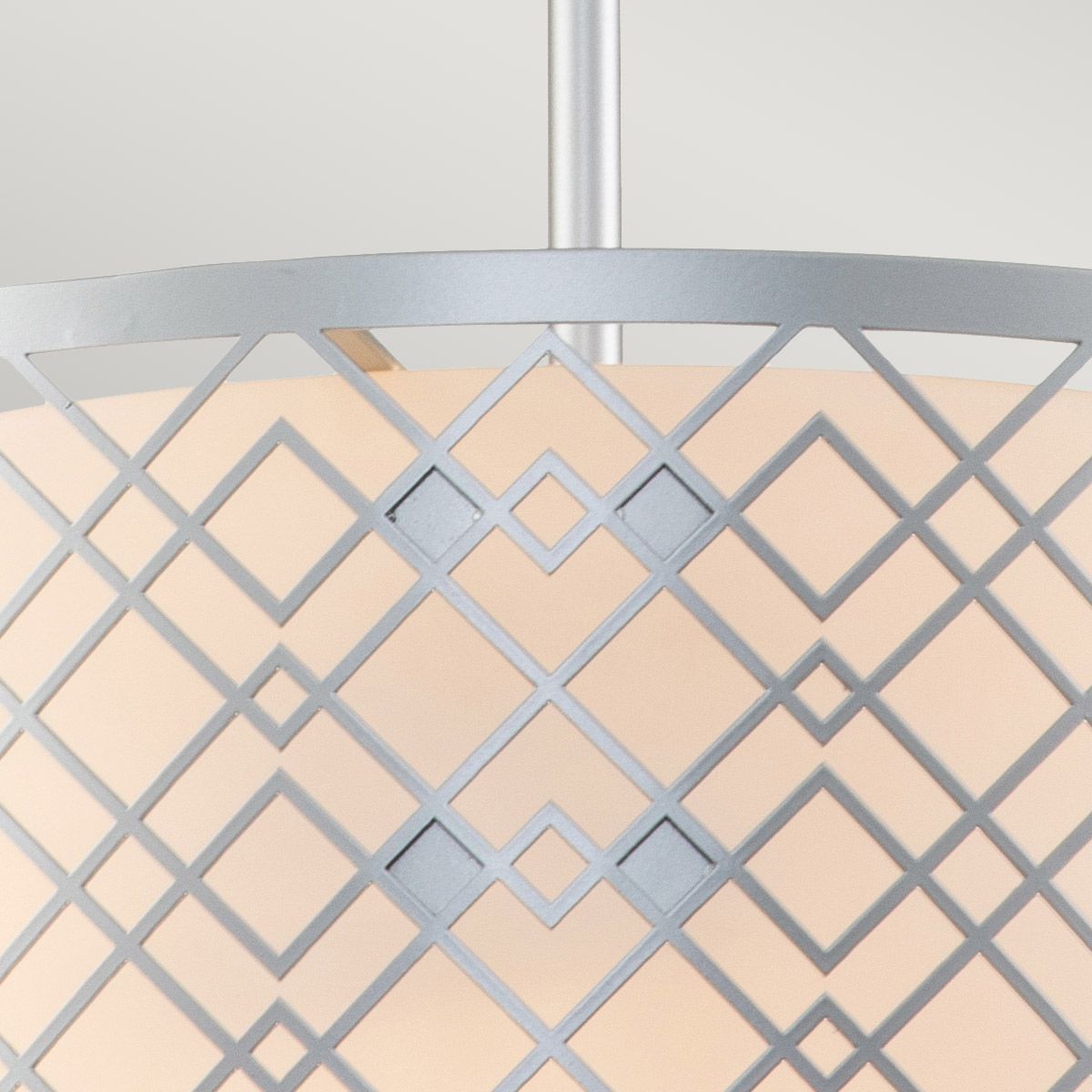 Ziggy 2lt Medium Pendant - Lacquered Silver Lacquered Silver