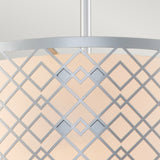Ziggy 2lt Medium Pendant - Lacquered Silver Lacquered Silver