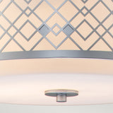 Ziggy 2lt Medium Pendant - Lacquered Silver Lacquered Silver