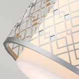 Ziggy 2lt Medium Pendant - Lacquered Silver Lacquered Silver