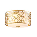 Ziggy 2lt Medium Flush - Lacquered Gold Lacquered Gold