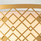 Ziggy 2lt Medium Flush - Lacquered Gold Lacquered Gold