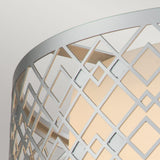 Ziggy 2lt Medium Flush - Lacquered Silver Lacquered Silver