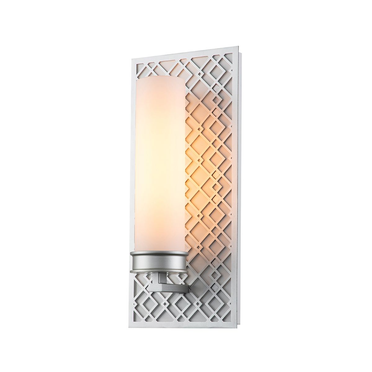 Ziggy 1lt Wall light - Lacquered Silver Lacquered Silver