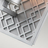 Ziggy 1lt Wall light - Lacquered Silver Lacquered Silver