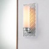 Ziggy 1lt Wall light - Lacquered Silver Lacquered Silver
