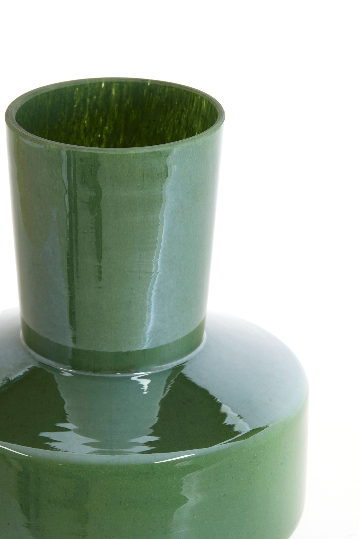 Emerald Luster Glass Vase Ø23.5x42 cm
