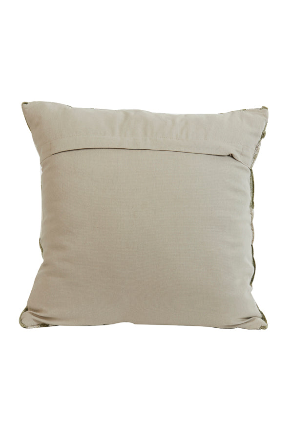 Jembana Sand and Olive Green 45x45 cm Cushion
