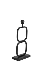 Matte Black Lutika Lamp Base 46x23x11.5 cm