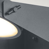 Zola LED  Wall Lantern Grey