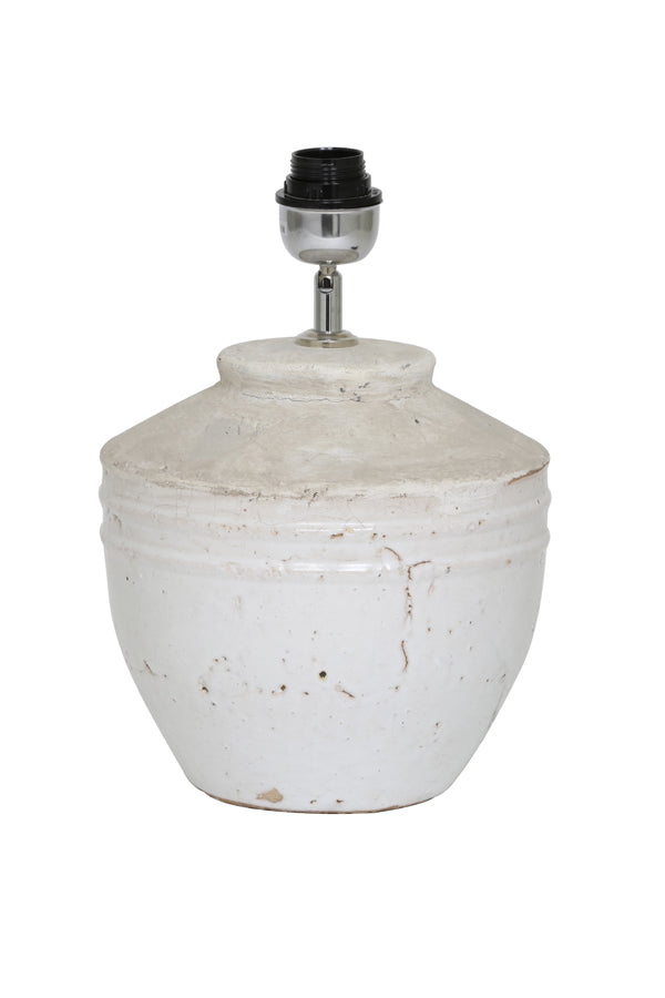 Vintage White Toba Medium Lamp Base 25x35 cm