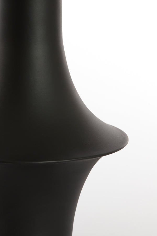 Elegant Matte Black Lamp Base Ø27x61 cm