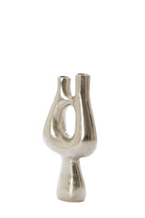 Elegant Raw Nickel Kotani Vase 31.5cm