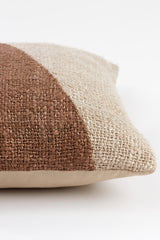 Canberra Dark Brown & Beige Accent Cushion 45x45 cm